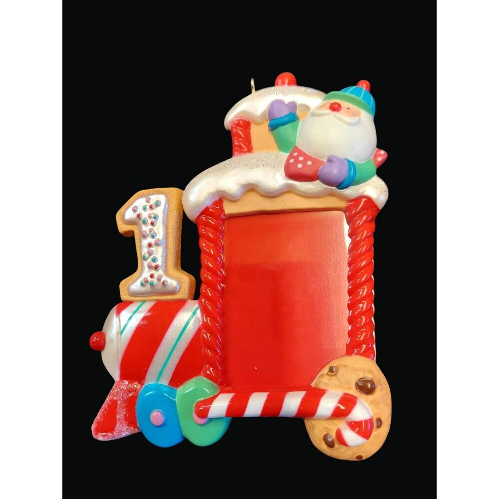 Hallmark Keepsake My First Christmas Photo Holder Ornament JJ C